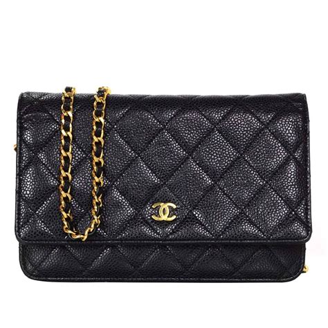 chanel handbag black leather - authentic chanel wallet crossbody.